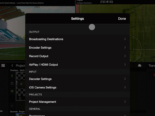 Airmix: How to Broadcast via RTMP